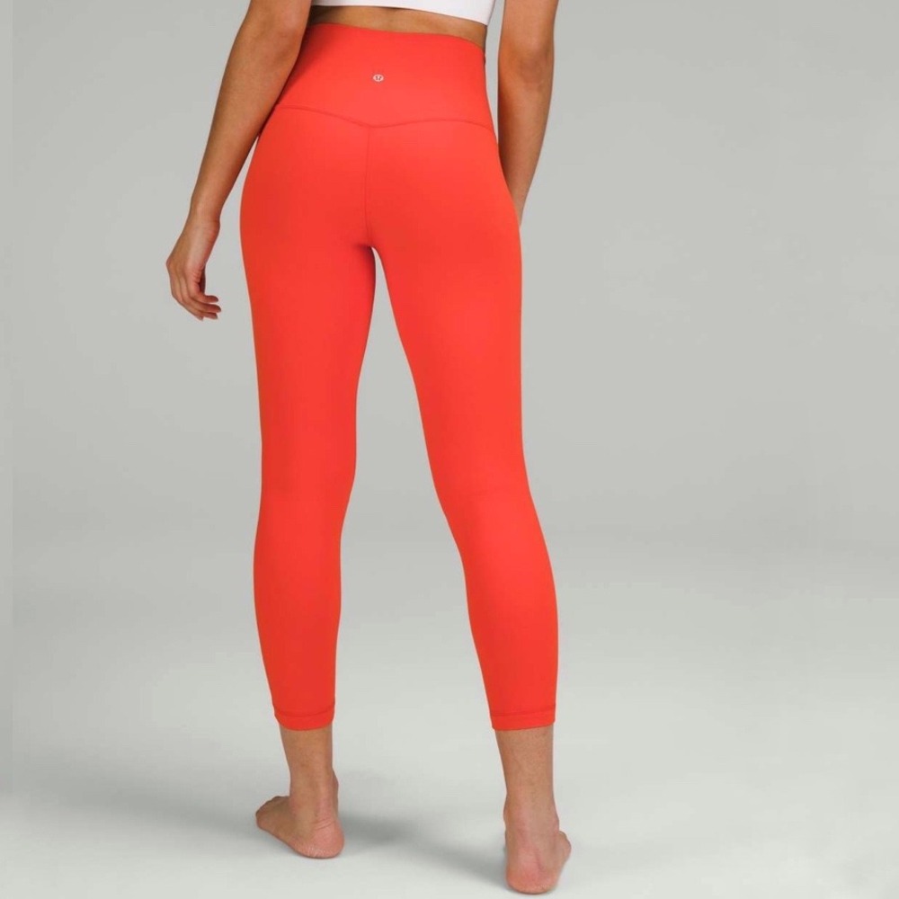 Lululemon | Align High Rise Pant Double Lined‎ Solar Orange Size 10